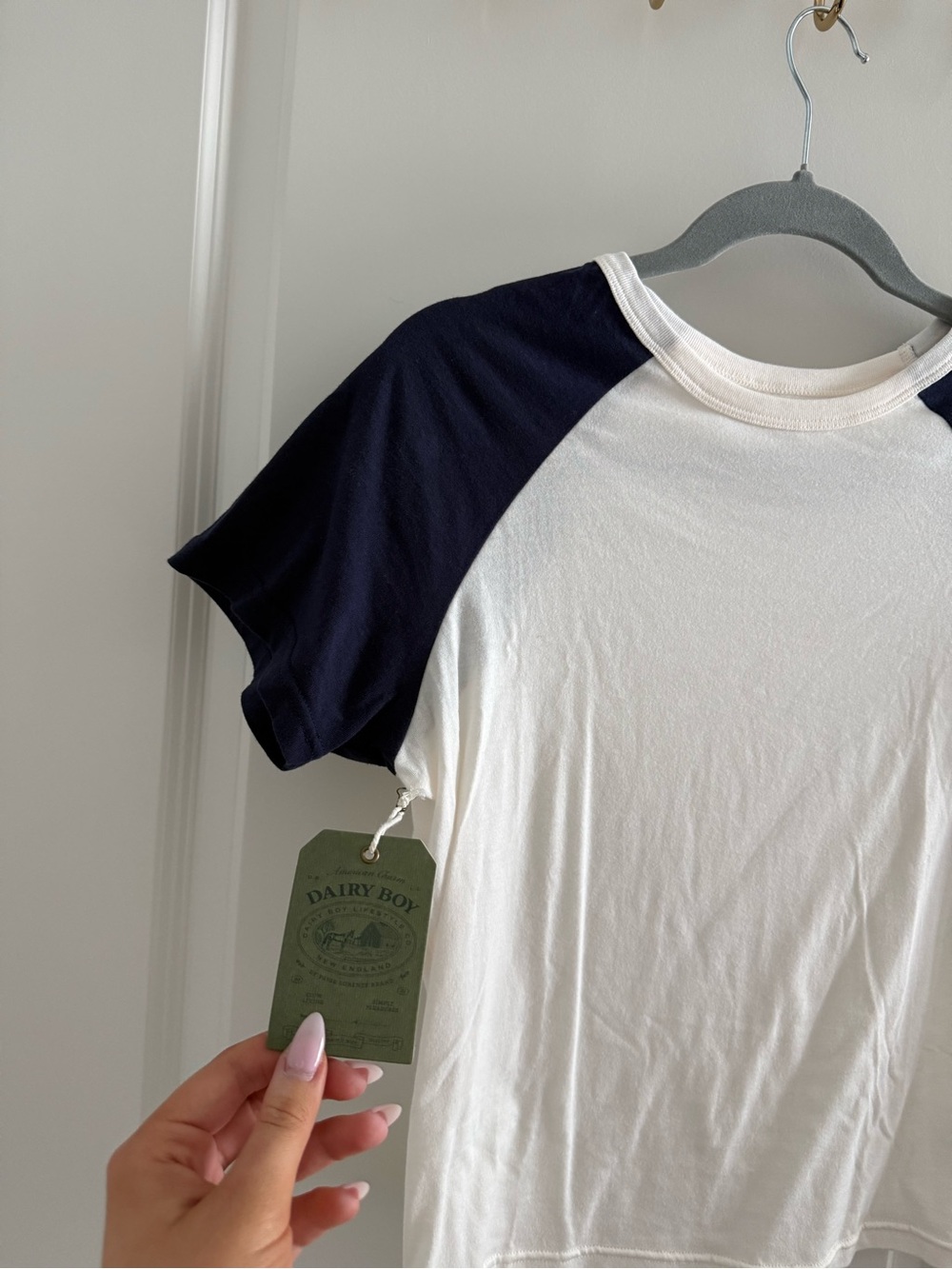 Dairy boy color block tee